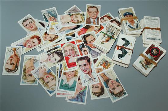 A collection of Players cigarette card sets(-)